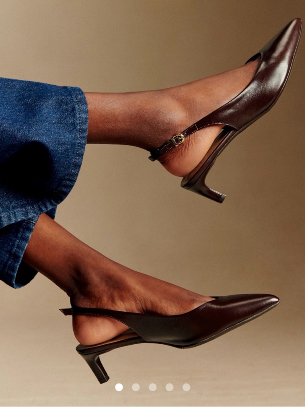 Sezane Serena High Heels Vintage Bordeaux - Size 6